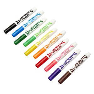 10 ct Classic Washable Broadline Markers peggable box