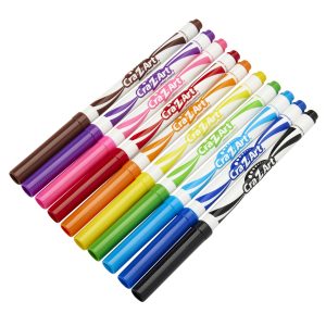 10 ct Fineline Washable Markers box Cra-Z-Art 10 Count
