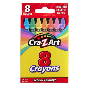 8 ct Crayons Cra-Z-Art School Quality Washable