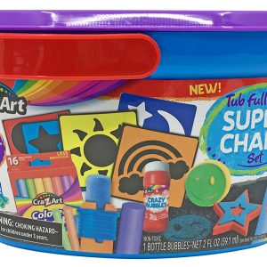 Cra-Z-Art Tub Fulla Fun Super Sidewalk Chalk