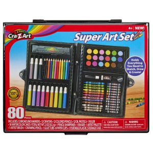 Cra-Z-Art Super Art Set 80 pieces: Endless Creativity