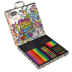Timeless Creations Neon Coloring Case: All-in-One Creative