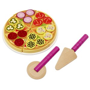 guzzini pizza絵大皿 ２枚セット RoseArt Top 'N Serve Pizza: Real Wood Playset
