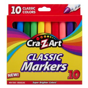 Cra-Z-Art Broadline Markers Washable 10 Count