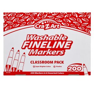 Cra-Z-Art Washable Markers 10 Color Fine 200 Count