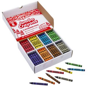 ライホーくん　BRIGHT ARTS Cra-Z-Art Jumbo Crayons 8 Count Cra-Z-Art 8-Count Jumbo