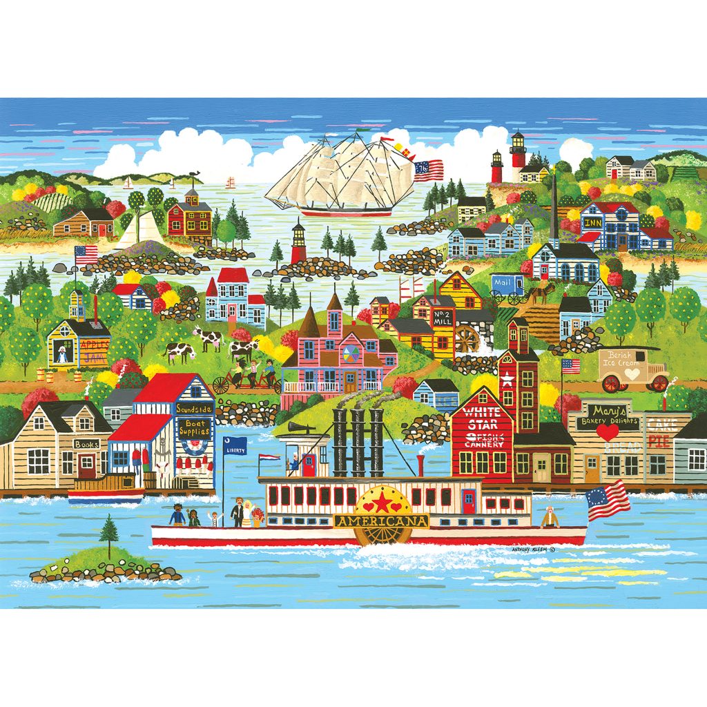 RoseArt - Home Country - The Americana - 1000 Piece Jigsaw