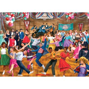 RoseArt - Back to the Past - Sock Hop - 750 Piece Jigsaw