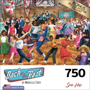 RoseArt - Back to the Past - Sock Hop - 750 Piece Jigsaw