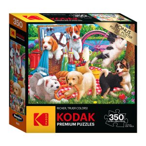 RoseArt - Kodak Premium - Puppies on a Picnic - 350 Piece