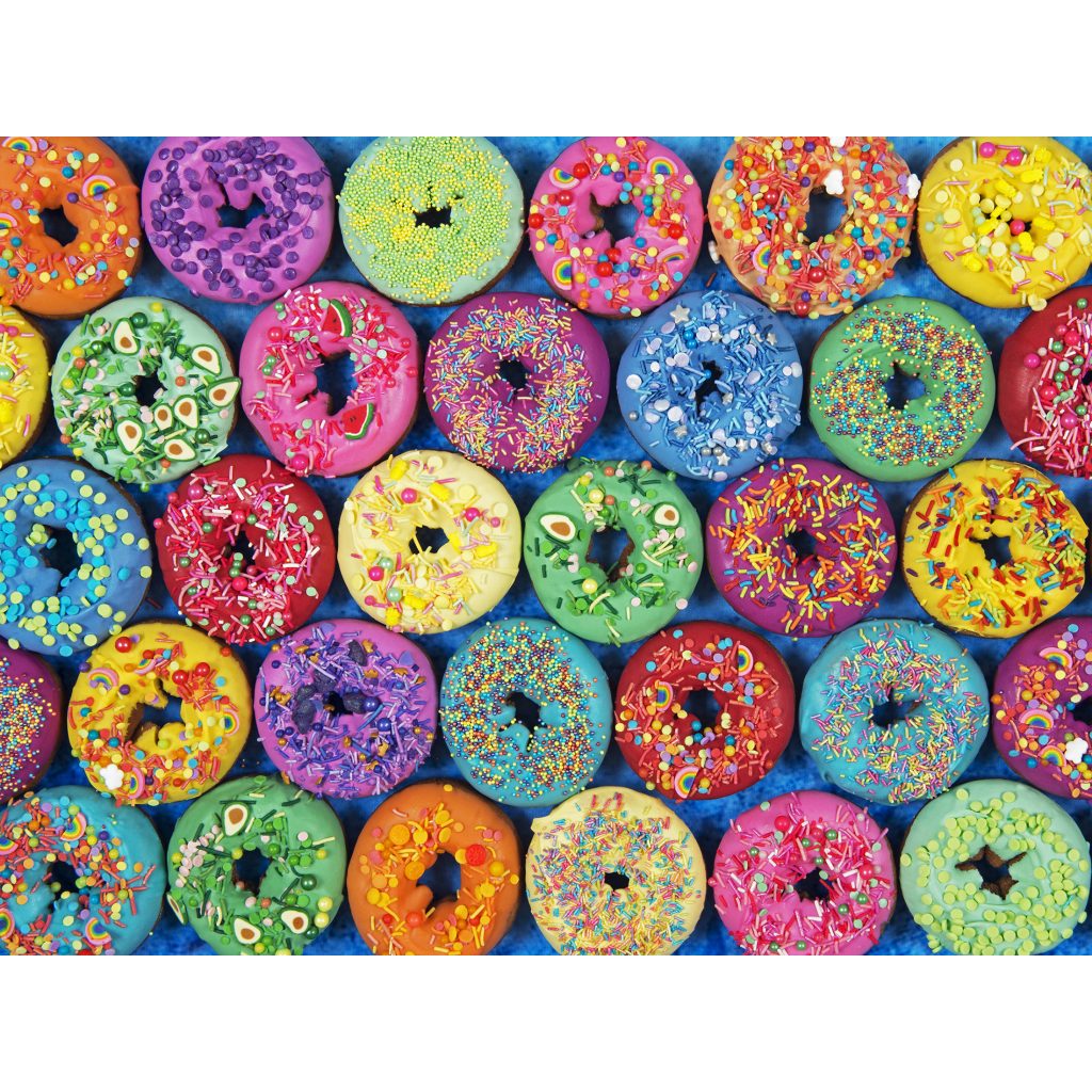 【THE MOZZ】Donut color matching one piece RoseArt - Kodak Premium - Lots of Sprinkles Donuts - 550