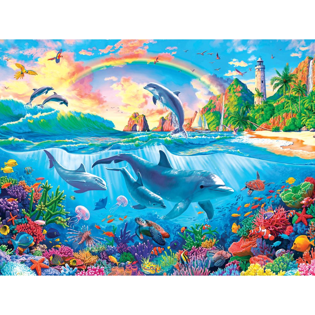 RoseArt - Kodak Premium - Dolphin Paradise - 550 Piece