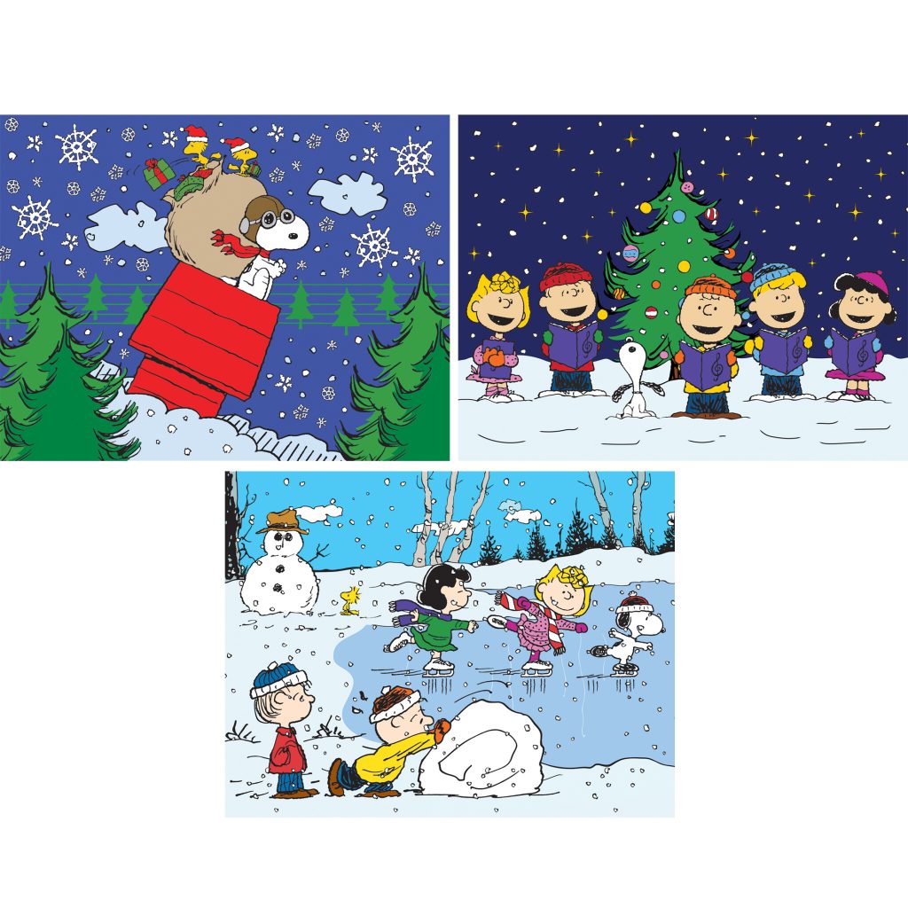 RoseArt - Peanuts Christmas - Snoopy's Christmas Delivery -