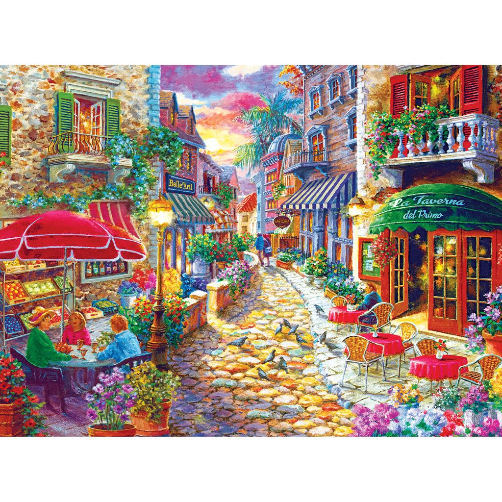 ラ*ム様 楽 缶バッジ タワレコ 40個セット RoseArt - Kodak Premium - Late Afternoon in Italy - 1000