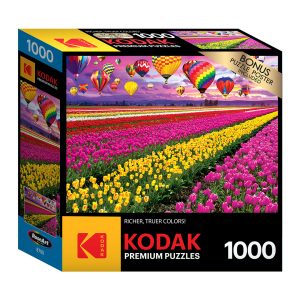 RoseArt - Kodak Premium - Sunset Balloons over Tulip Field