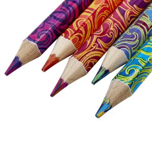 Cra-Z-Art Jumbo Rainbow Swirl Colored Pencils 5 Count