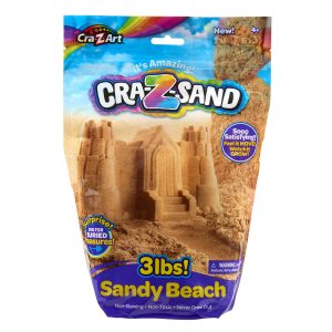 Cra-Z-Sand Sand Fun Bag - Beach 3 lbs Cra-Z-Sand 3LB Brown Cra-Z-Sand Sand Fun Bag - Beach 3 lbs Cra-Z-Sand 3LB Brown