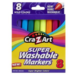 Cra-Z-Art Broadline Markers Washable Bold 8 Count Cra-Z-Art