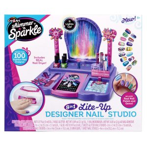Shimmer 'n Sparkle 8 In 1 Lite-up Designer Nail Studio