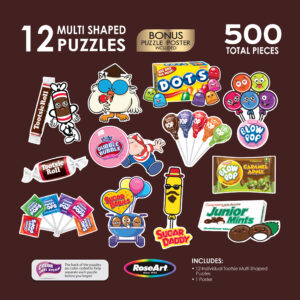 Cra-Z-Art - RoseArt - Mini Shaped - TOOTSIE ROLLS - 500