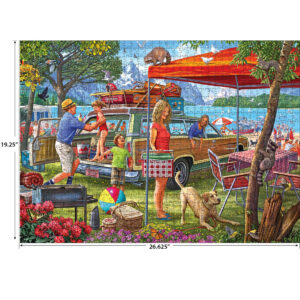 RoseArt-Kodak Premium-Family Beach Vacation-1000 Piece