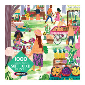 RoseArt-Soft Touch-Farmer's Market-1000 Piece Jigsaw Puzzle