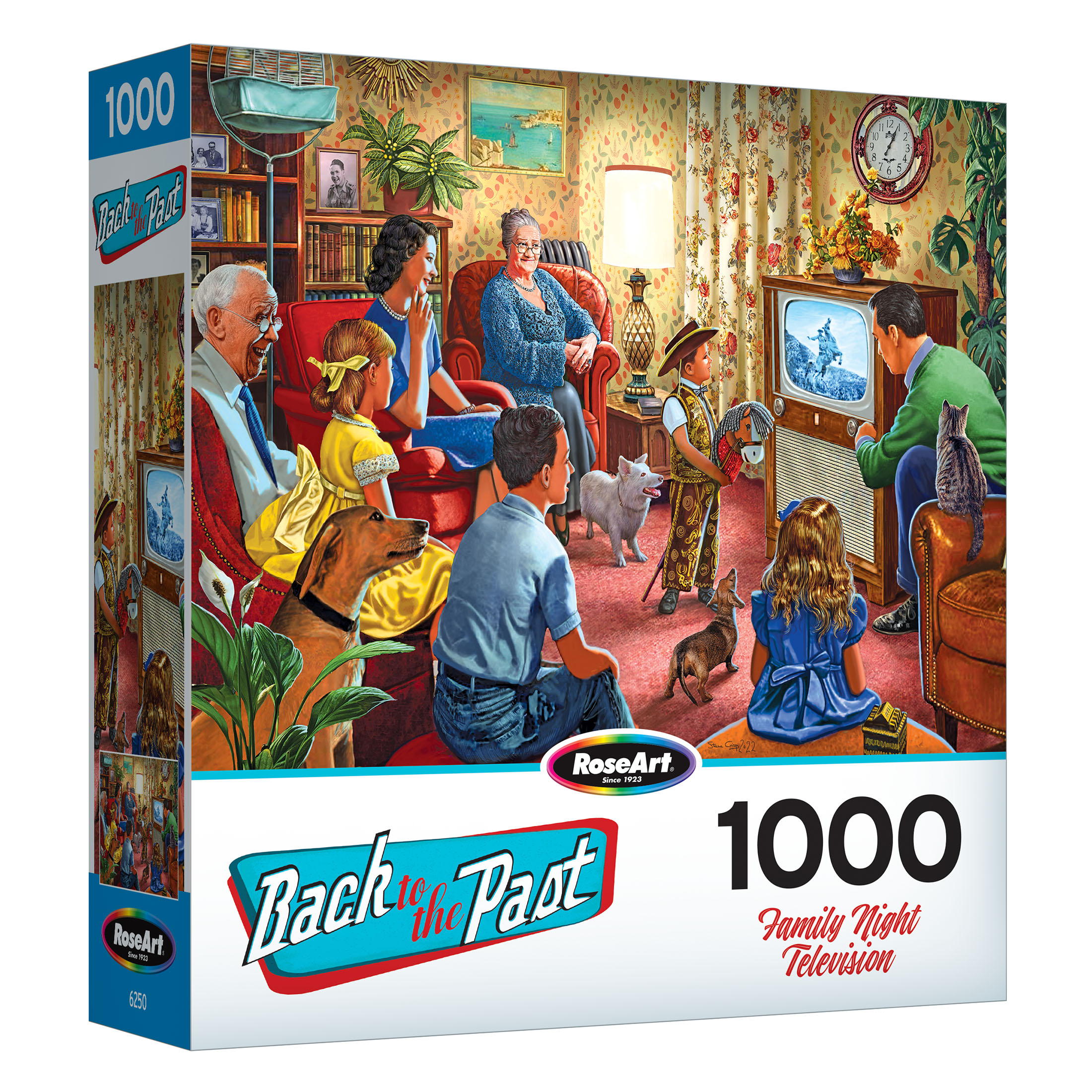 RoseArt - Back to the Past - Family Night Television - 1000