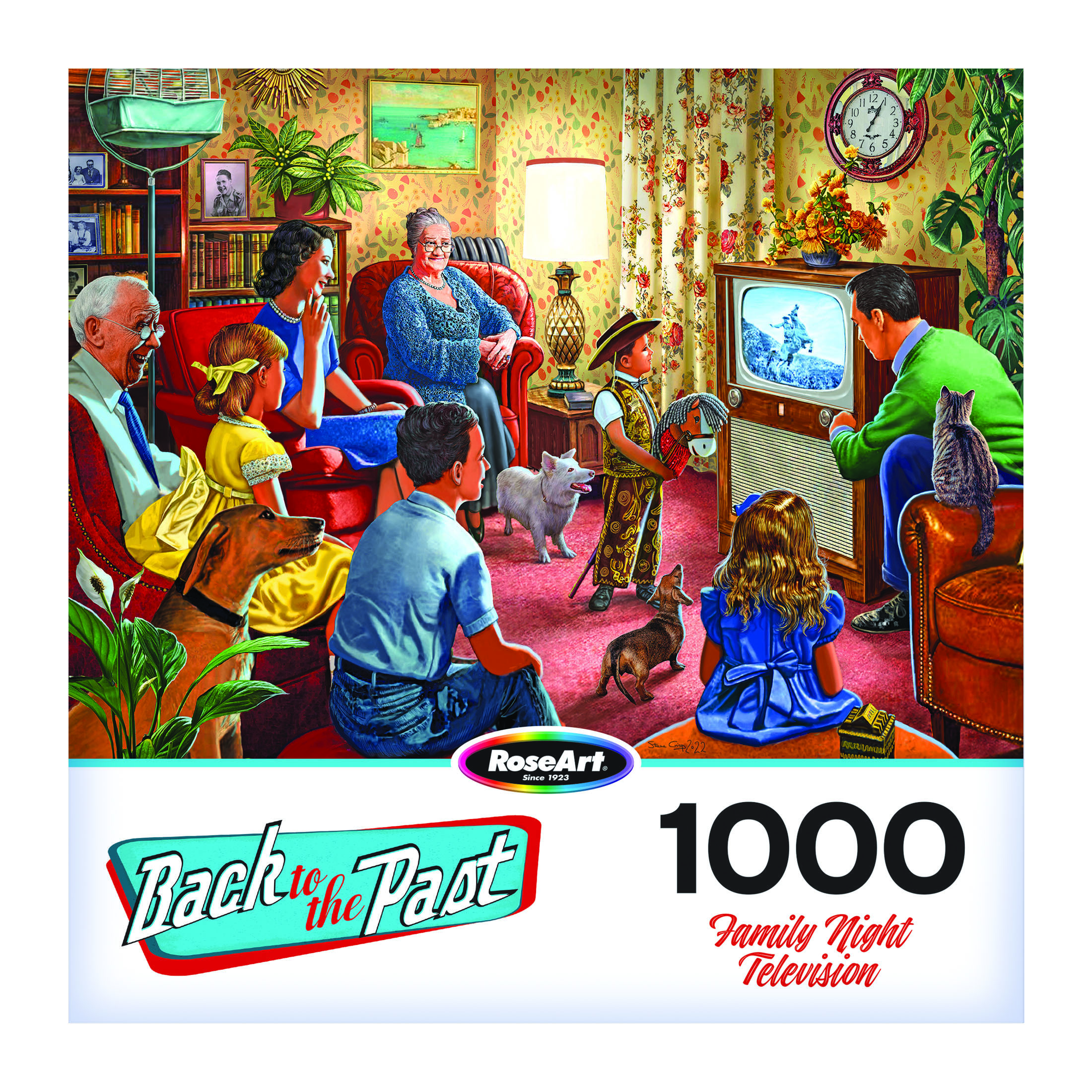 RoseArt - Back to the Past - Family Night Television - 1000