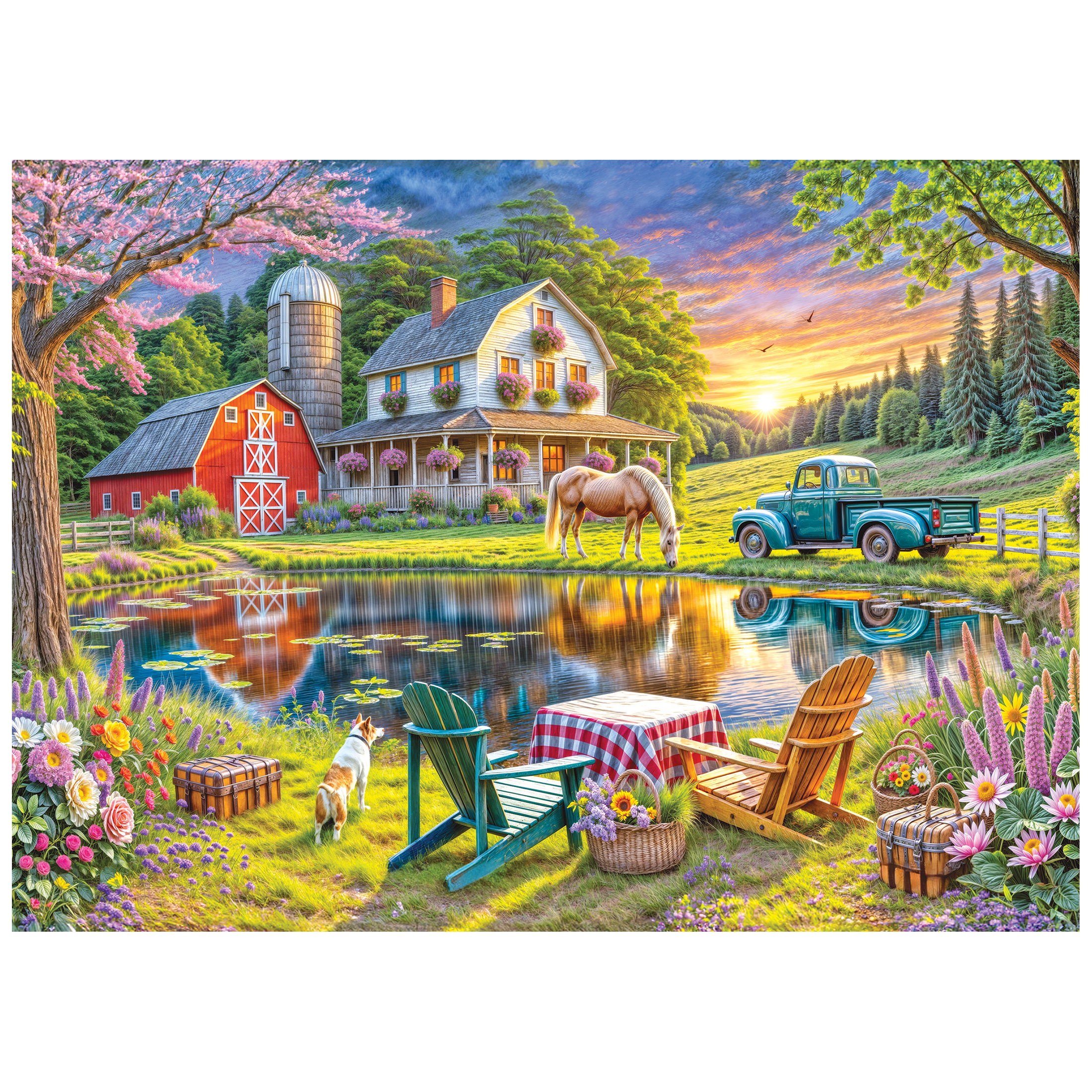 RoseArt Soft Touch 1000 Piece Backyard Puzzle Review