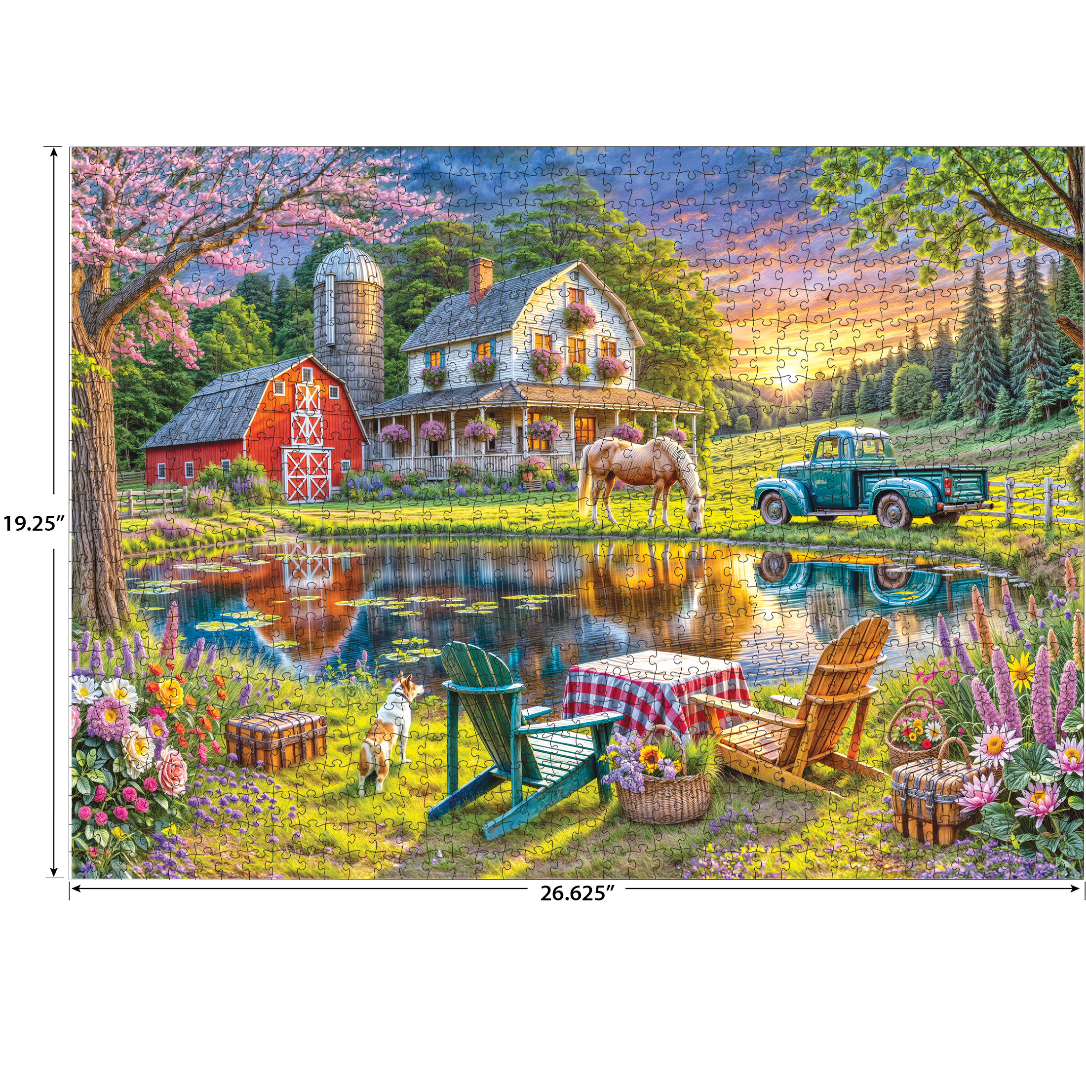 RoseArt Soft Touch 1000 Piece Backyard Puzzle Review