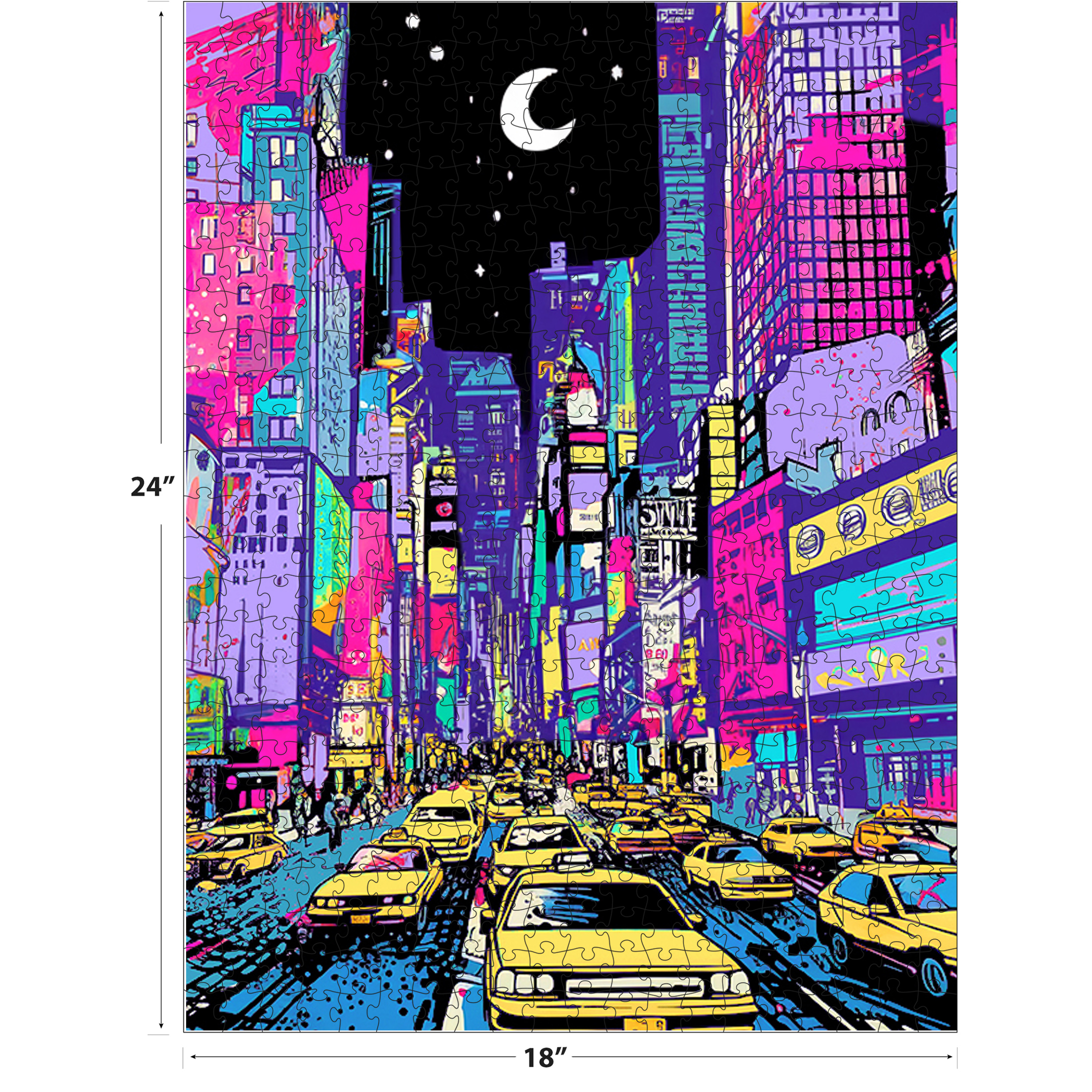 Illuminate Your Nights with NYC's Neon Brights Puzzle