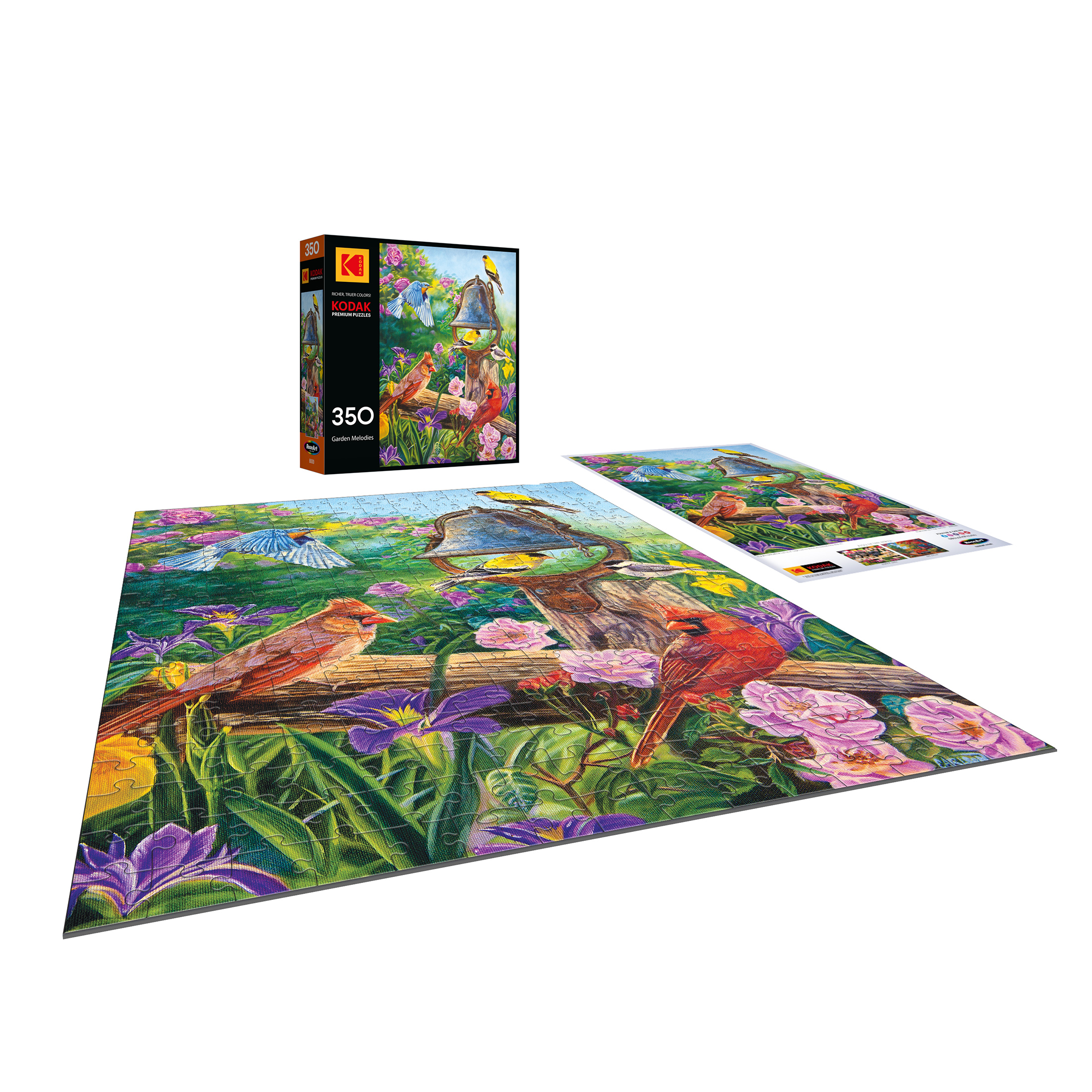 Enjoy Family Fun with the 350-Piece Garden Melodies Puzzle