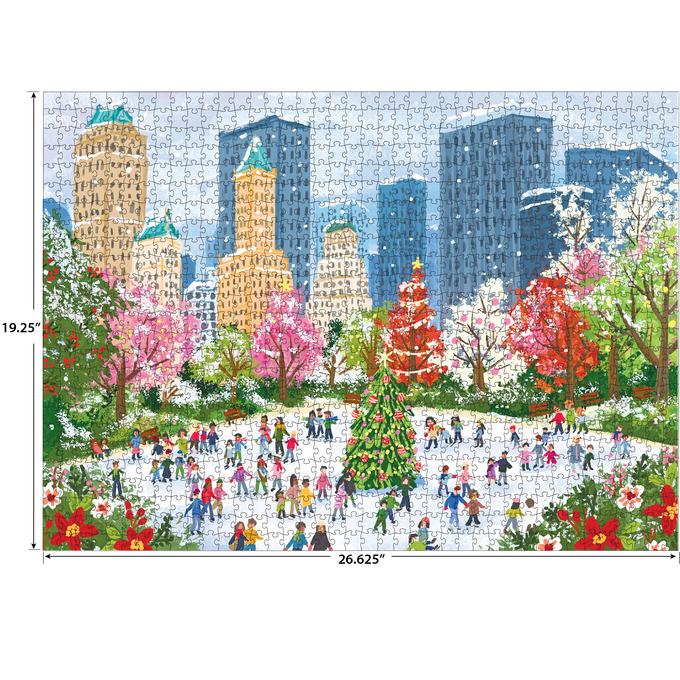 New York Christmas - 1000 Piece Jigsaw Puzzle