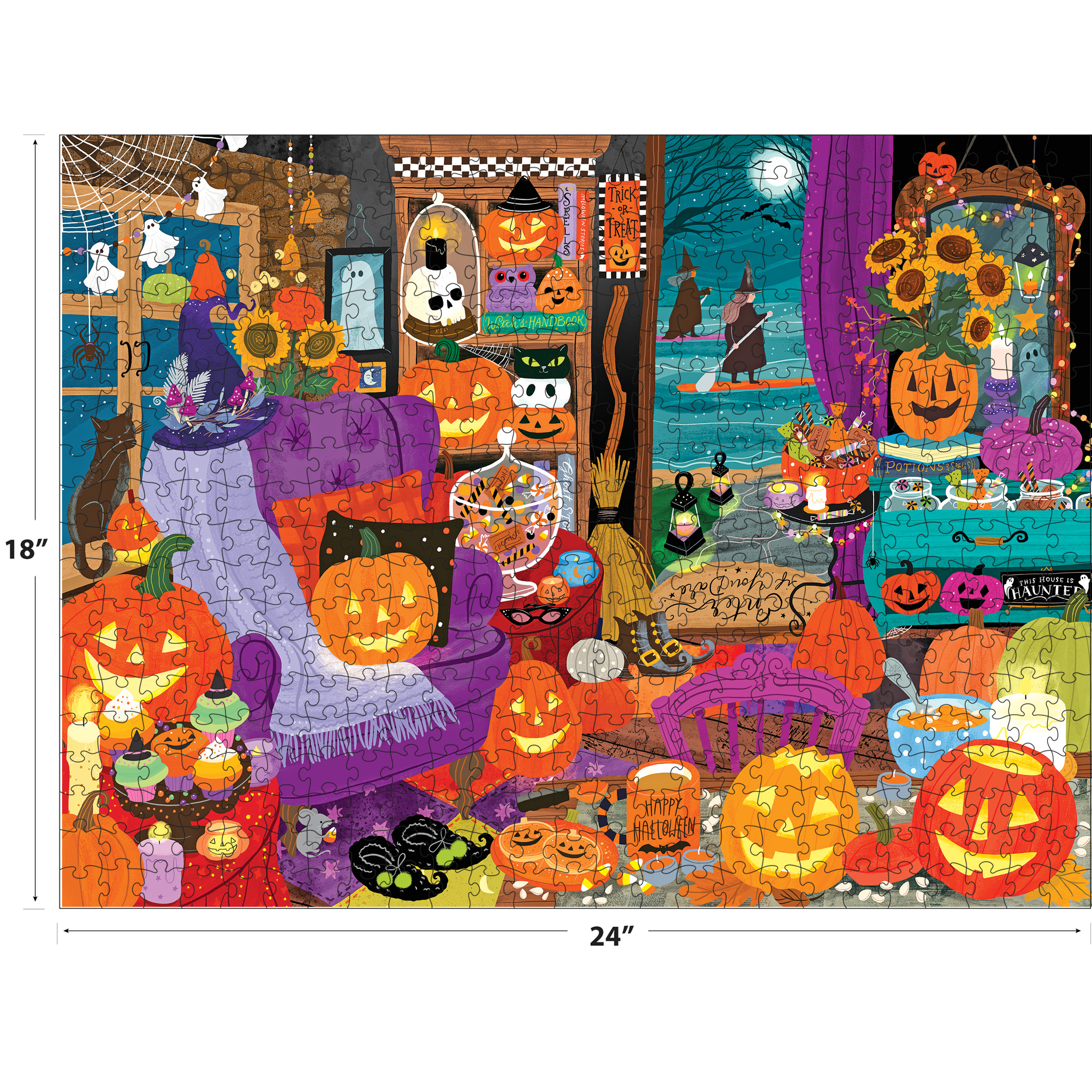Halloween Witching Hour 500 Piece Jigsaw Puzzle Fun