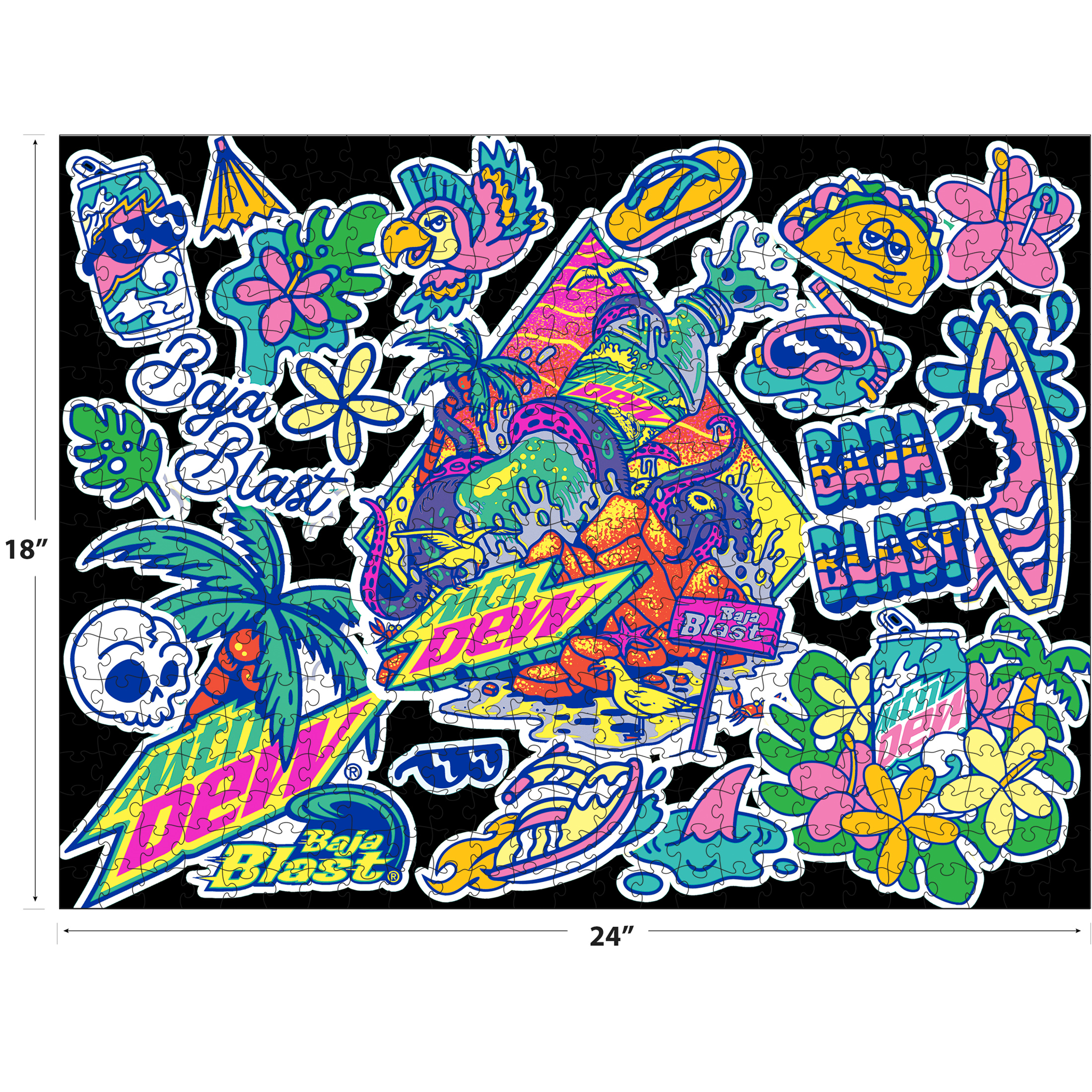 Discover the Exciting Mountain Dew-500 Piece Puzzle