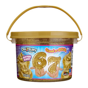 Cra-Z-Slimy 6-7 Bucket: Ultimate Gold Slime Fun