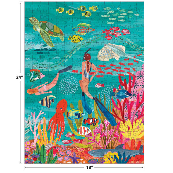 Roseart-Hebe Studios-Under The Sea-300 Piece Jigsaw Puzzle | Cra-z
