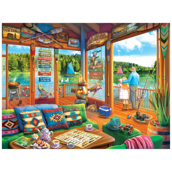 VILLA LROSSO KURO 400g 2個セット RoseArt-Kodak Premium-The Lake House-350 Piece Jigsaw Puzzle – Cra