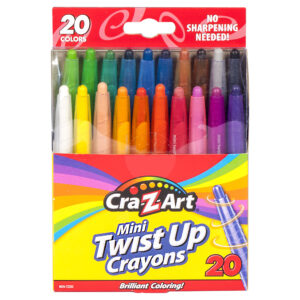 Cra-Z-Art Mini Twist Up Crayons 20 count School quality