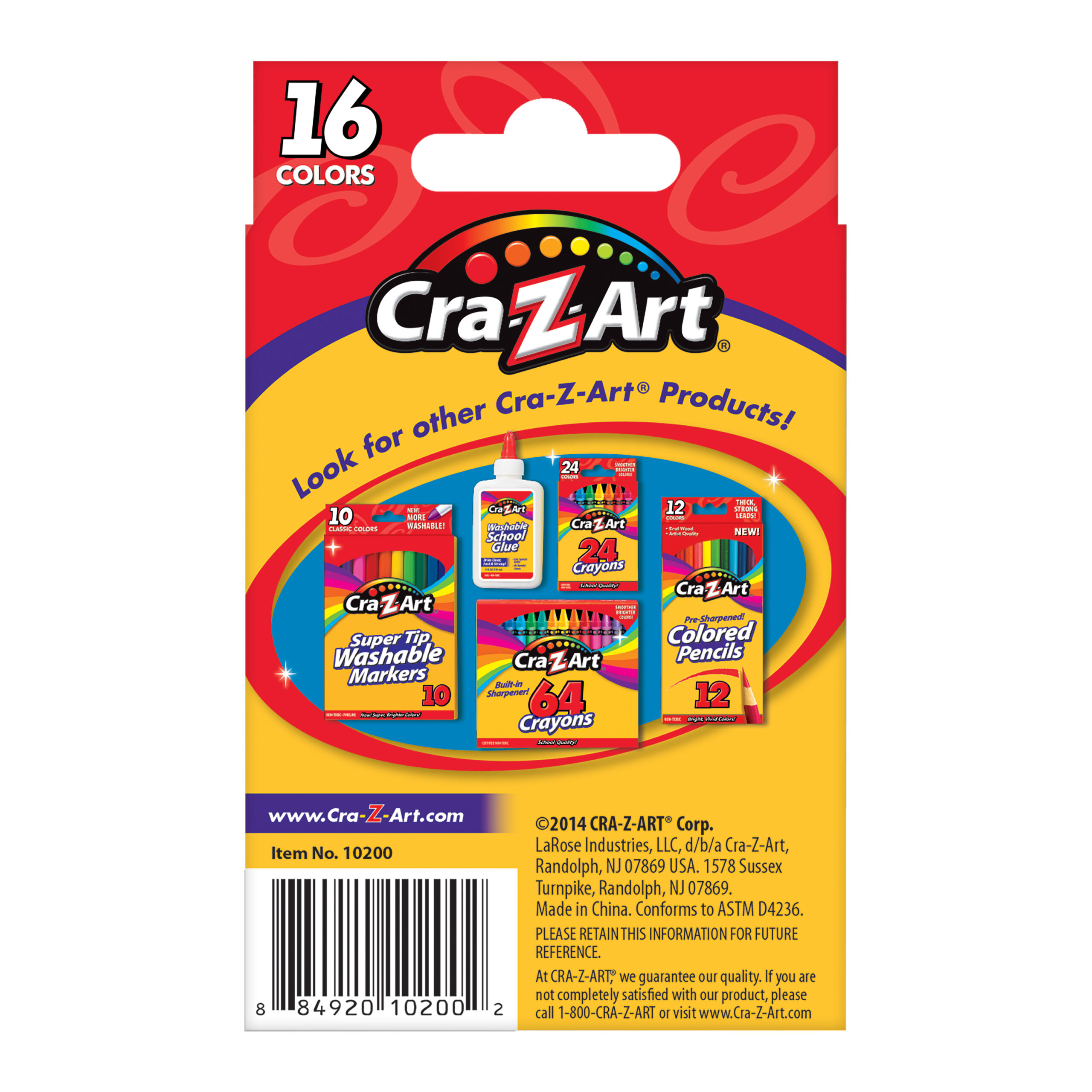 Cra-Z-Art Crayons 16 count Back to School