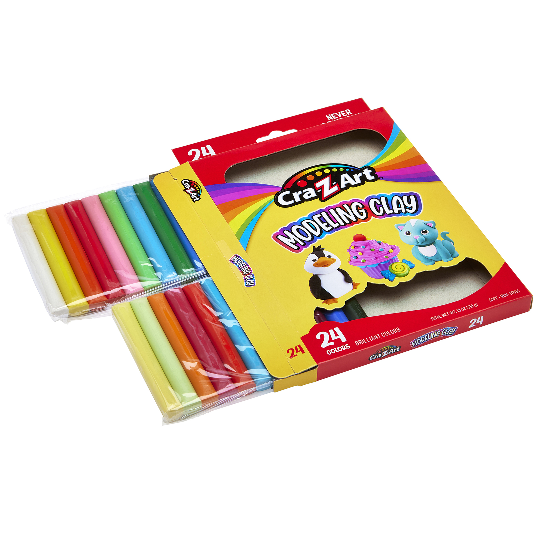 Cra-Z-Art Modeling Clay 24 rainbow colors
