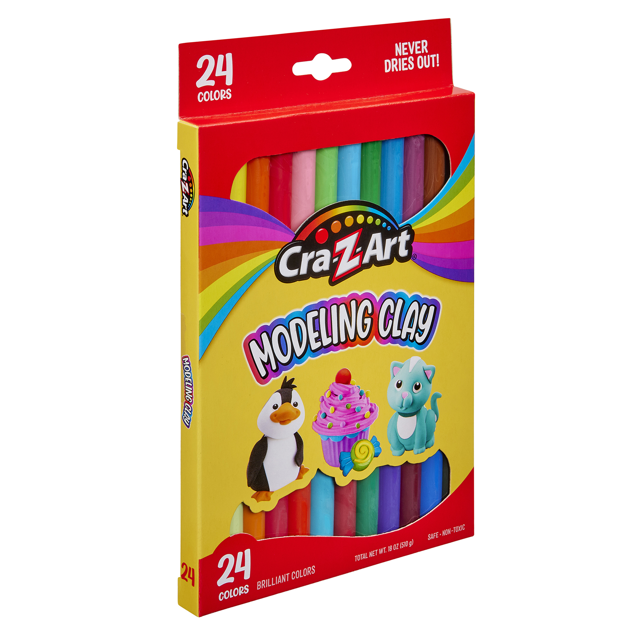Cra-Z-Art Modeling Clay 24 rainbow colors