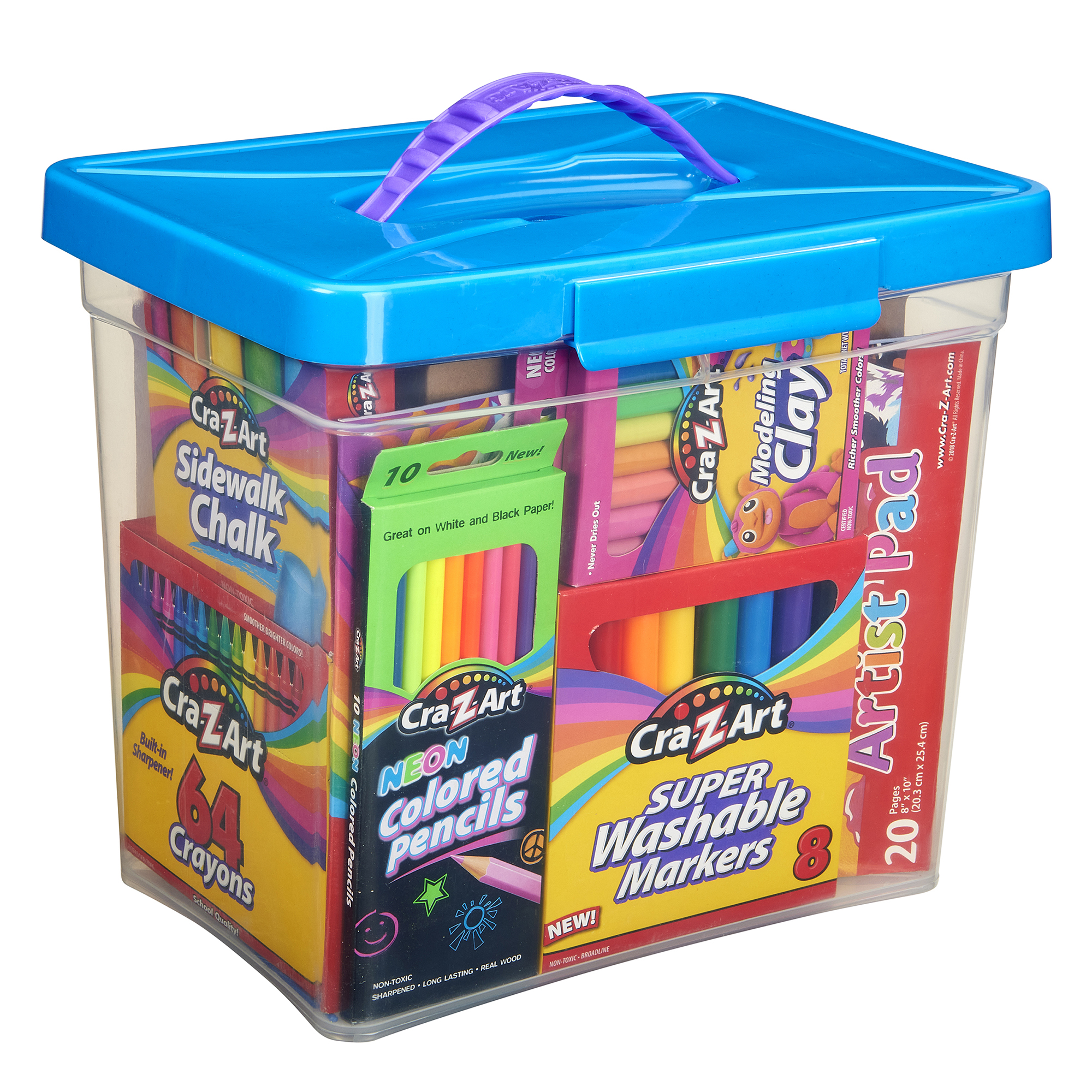 CRA-Z-ART 125 PIECE ULTIMATE ART EXTRAVGANZA TUB The